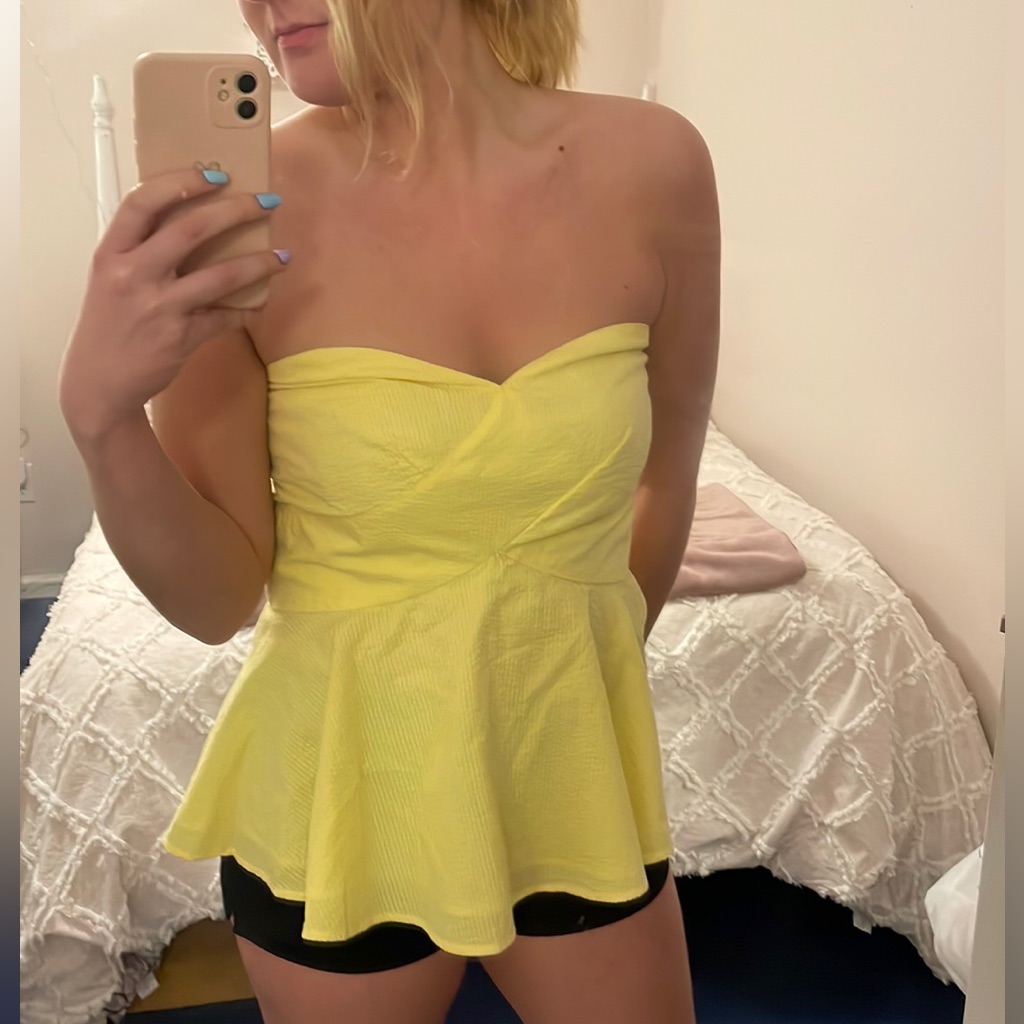 Lauren James  Cameron Strapless Tie Back Top